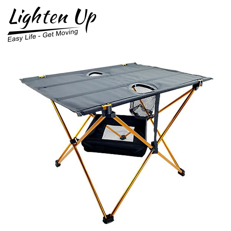 Легкий переносной складной стол, легкий походный стол, уличная мебель, столы для пикника, ссветильник складной стол из алюминиевого сплава
