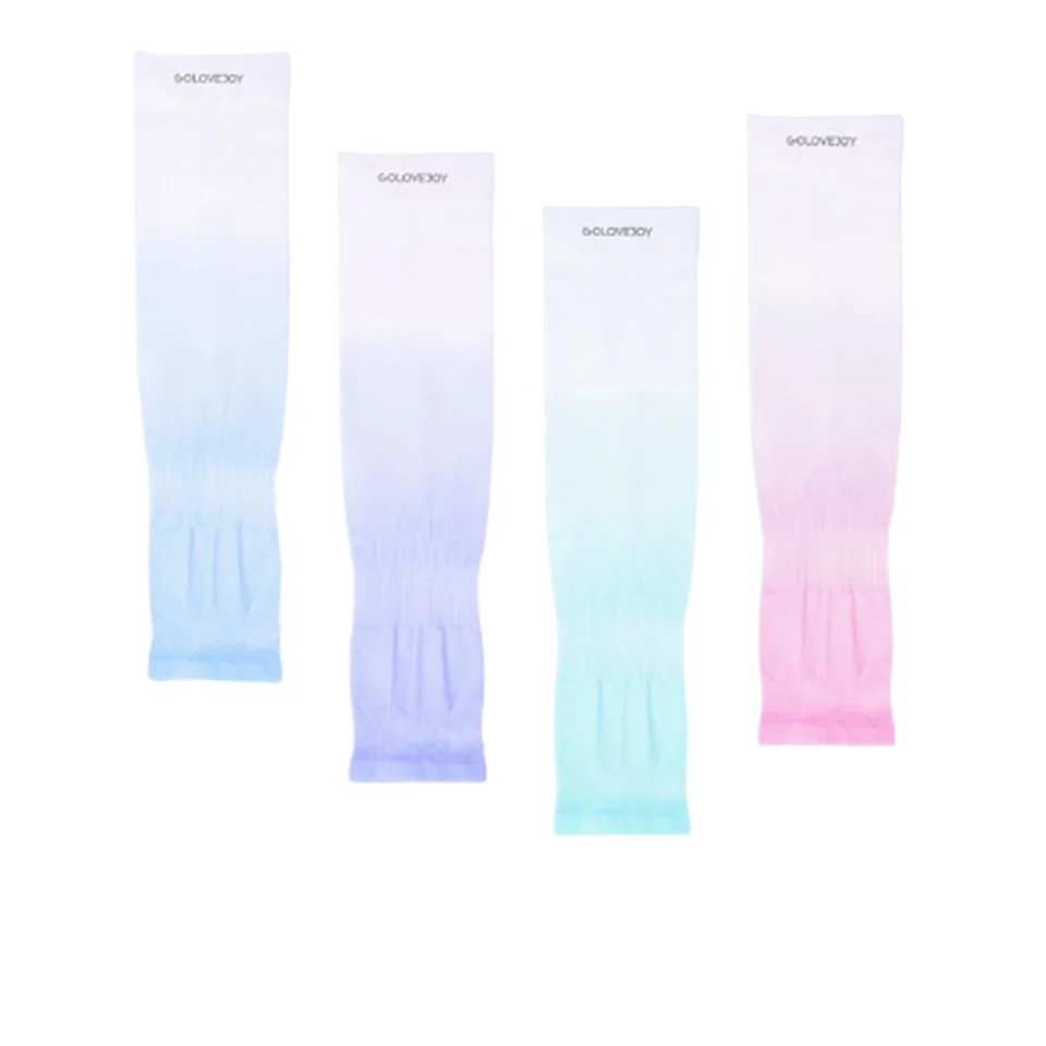 

1Pair Cycling Sunscreen Gloves Outdoor Fishing Hiking Jogging Mountaineering Travel Ice Feeling Sleeves Arm Protection
