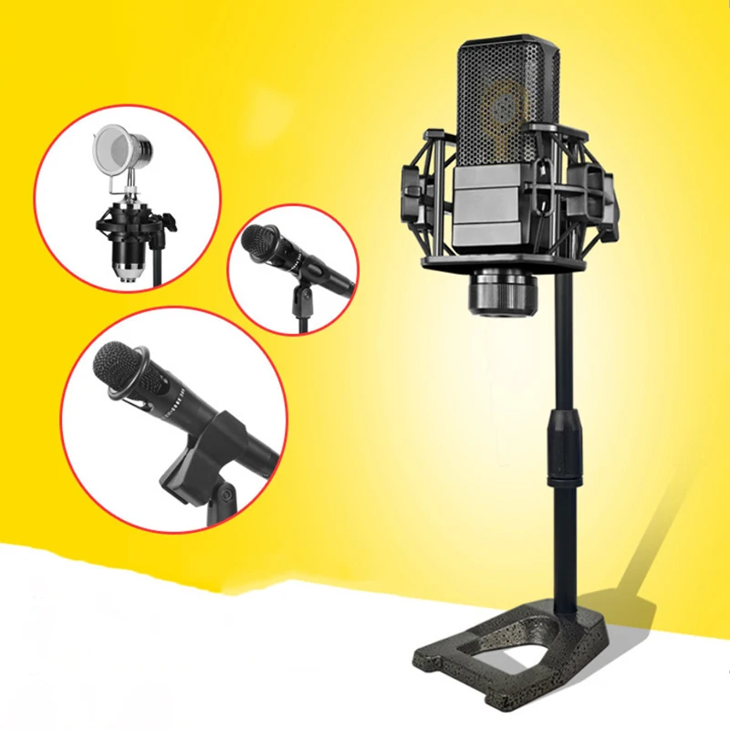 Настольная микрофонная стойка подставка для микрофона Утяжеленным основанием с