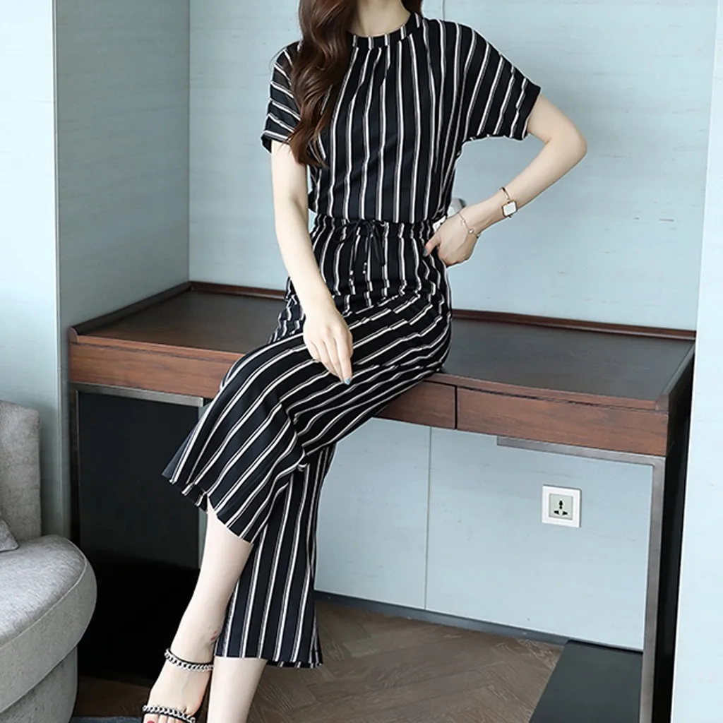 Женский спортивный костюм в полоску Модная элегантная офисная блузка с длинными