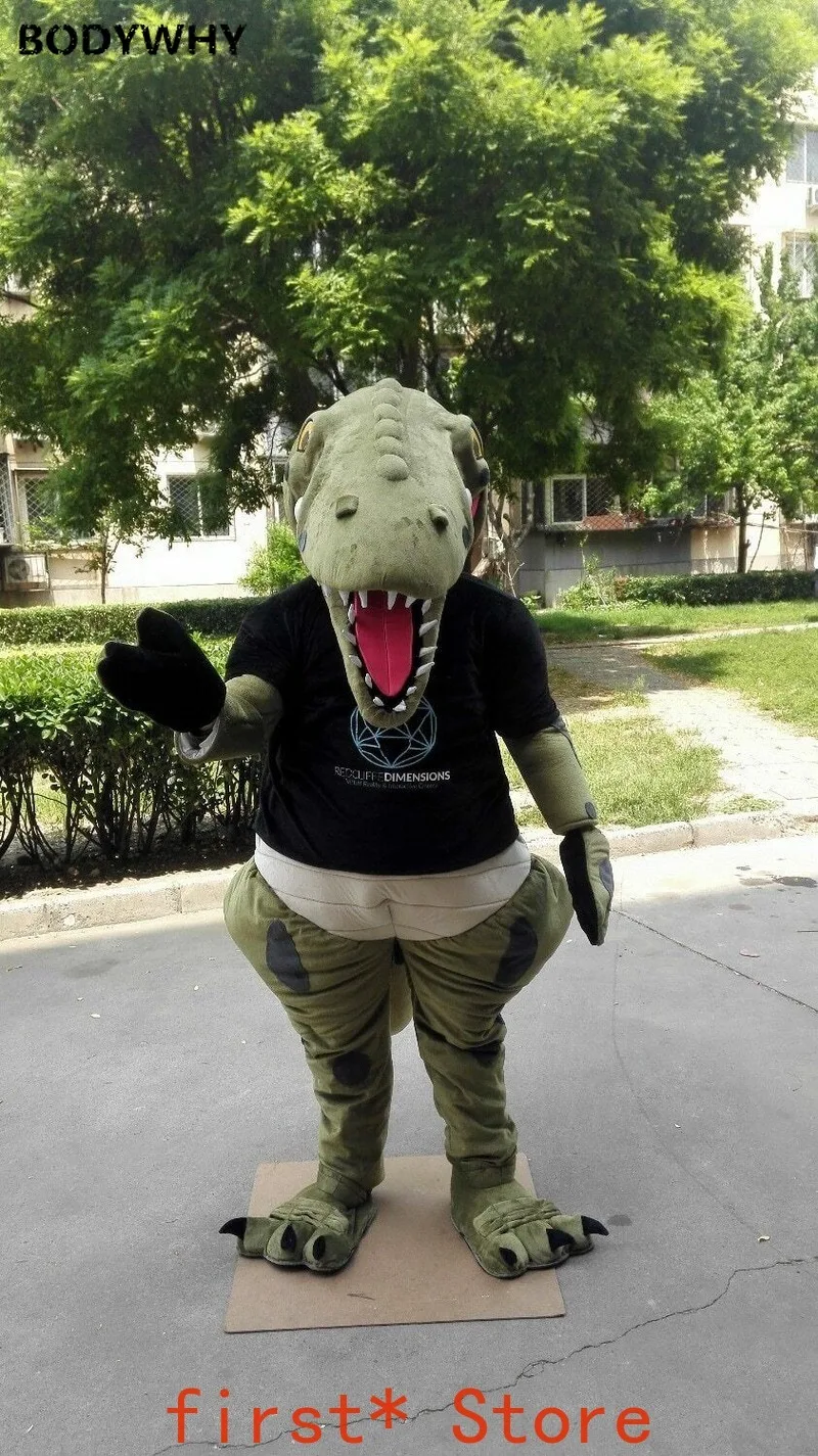 

New Dragon Mascot Costume Suit Cosplay Party Dress Unisex Advertising Halloween Event Apparel Cartoon Character Birthday Clothes