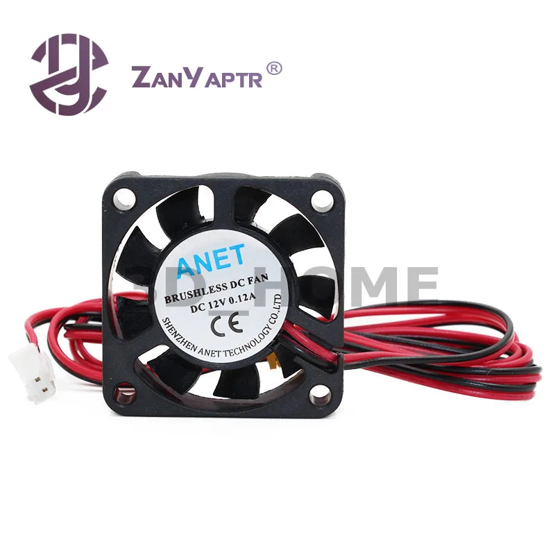 Anet A8 A6 4010 вентилятор 12V 24V монтажная плата тепловой охладитель небольшой для 3D