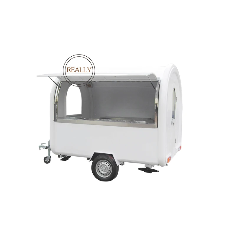 

Can be customized Food Trailer Mobile Food Cart Food Truck coffee cart hot dog cart for sale