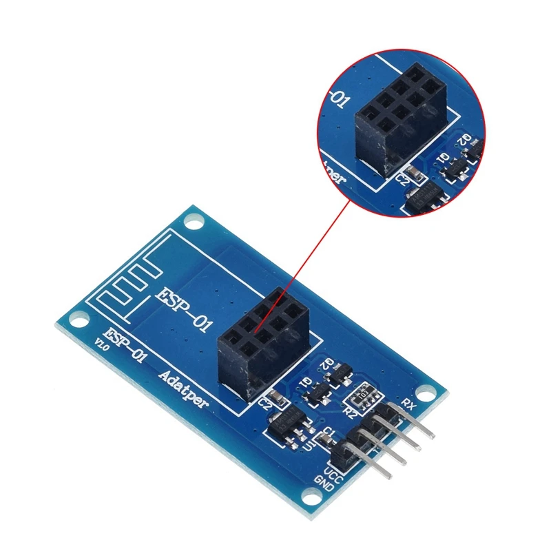 ESP 01 серийный WiFi беспроводной адаптер модуль 3 V 5V Esp01 Breakout PCB для Arduino|Беспроводные
