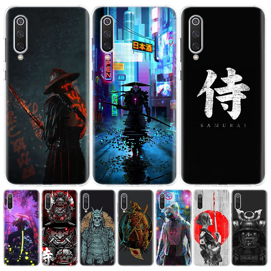 

Samurai Japanese Art Phone Case for Xiaomi Redmi Note 10S 11S 11T 11E 10 11 Pro 9S 9T 5G 9 8T 8 7 6 5A 5 Soft Cover Coque Shell