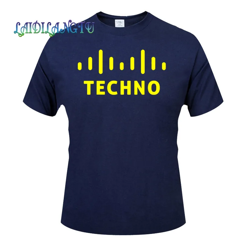 

TECHNO GRAPHIC New Mens Summer Tops Tees Short Sleeve t shirt men's fashion round neck men T shirt