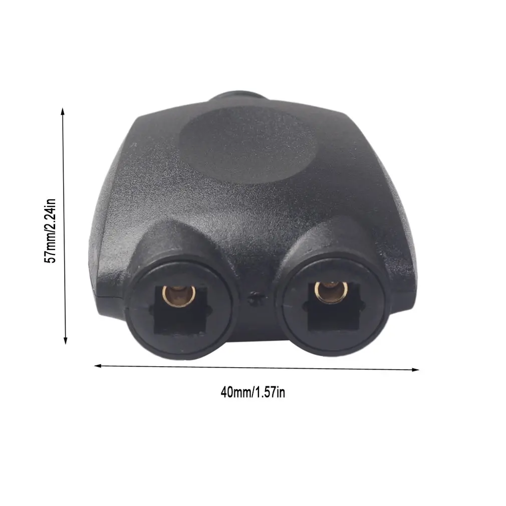 Цифровой оптический аудио сплиттер 2 полосный адаптер 1 вход выход кабель