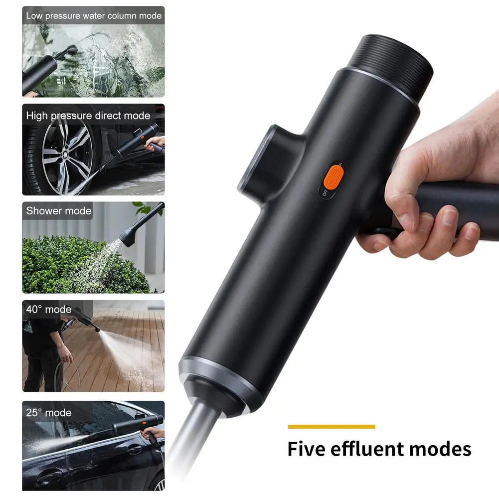 Car Wireless Cleaning High Pressure Water Cleaner Cordless Pressure Washer Portable High Power USB Car High Pressure Washer