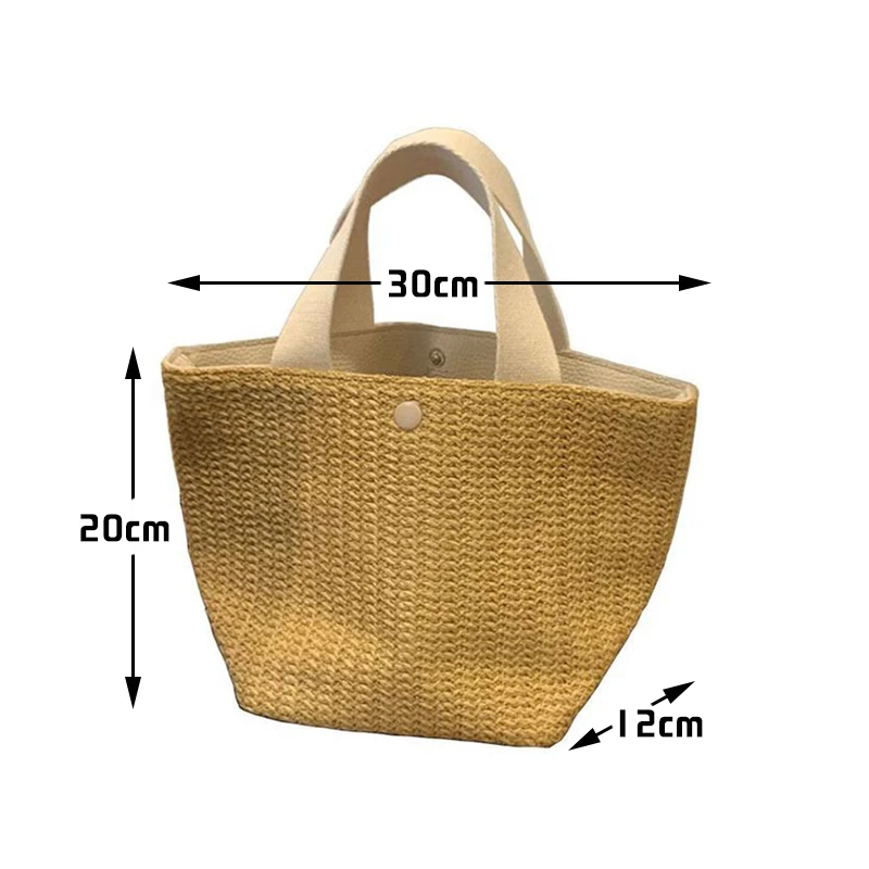 Женская плетеная корзина ручной работы вместительные пляжные тоуты для отпуска