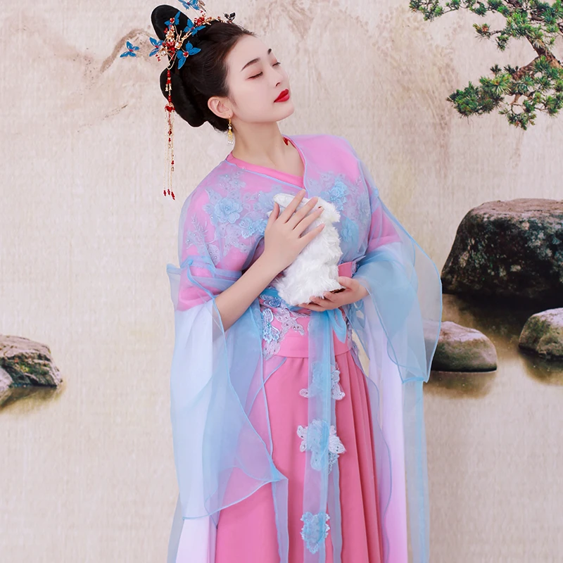 Традиционный китайский костюм косплей сказочной принцессы Танцевальный Костюм