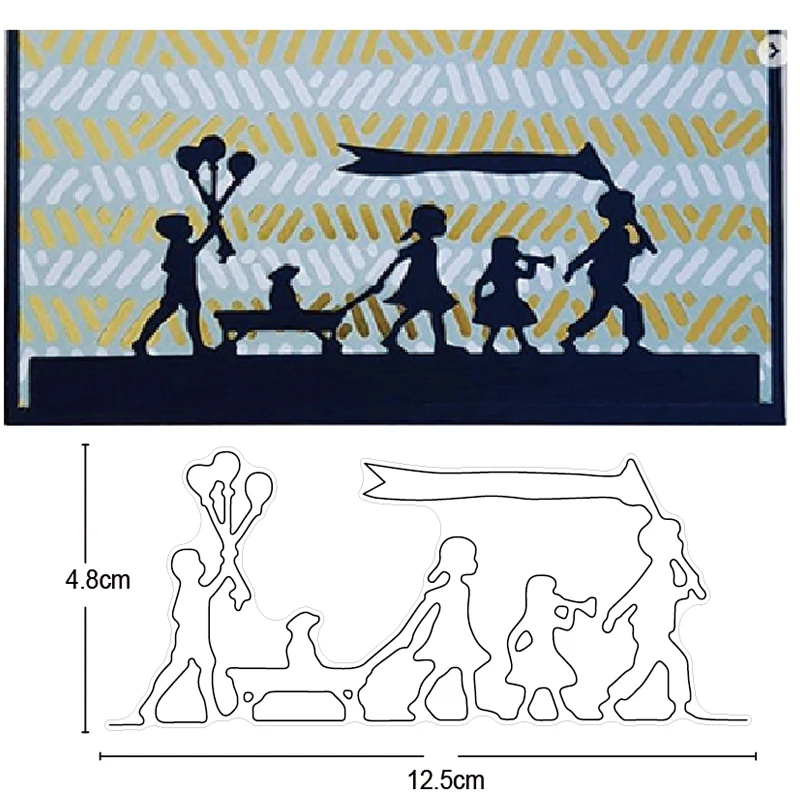 

Kids Joy Metal Cutting Dies Stencil for DIY Scrapbooking Album Embossing Paper Cards Decorative Crafts Die Cuts