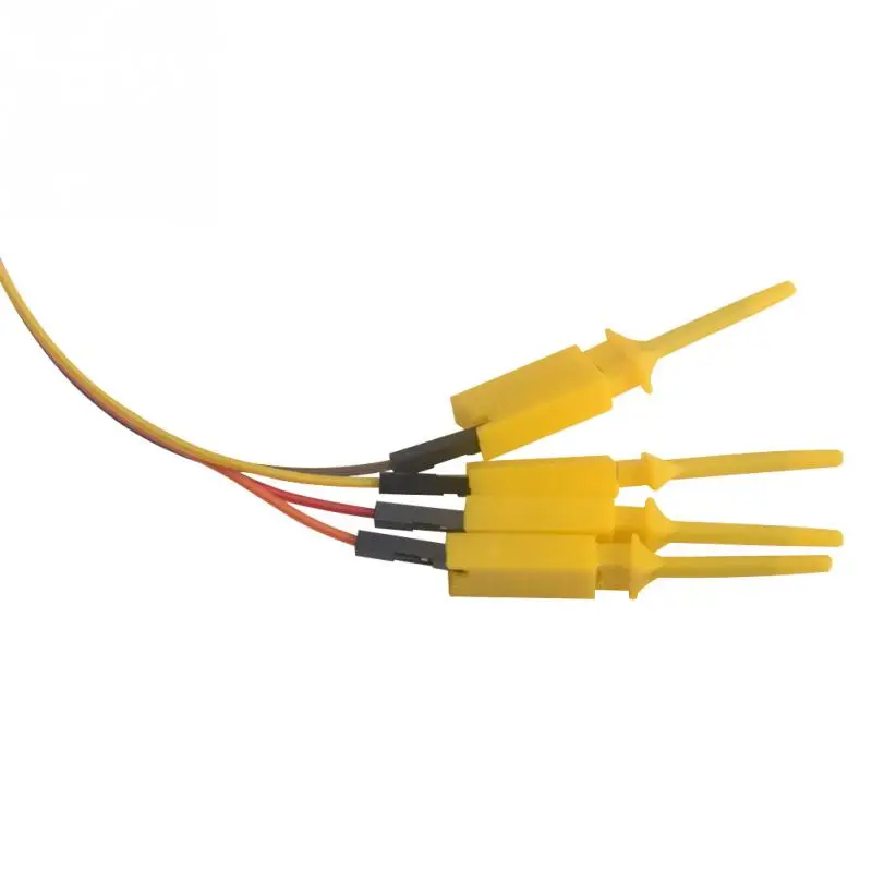 4 шт. испытательный зажим крюк для провода тестовый логического анализатора