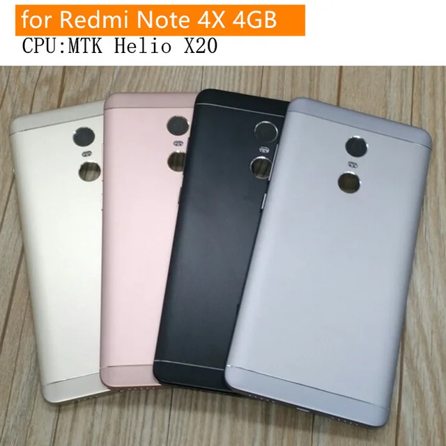 Задняя крышка аккумулятора для Redmi Note 4X (Процессор: MTK Helio X20) чехол Кнопки
