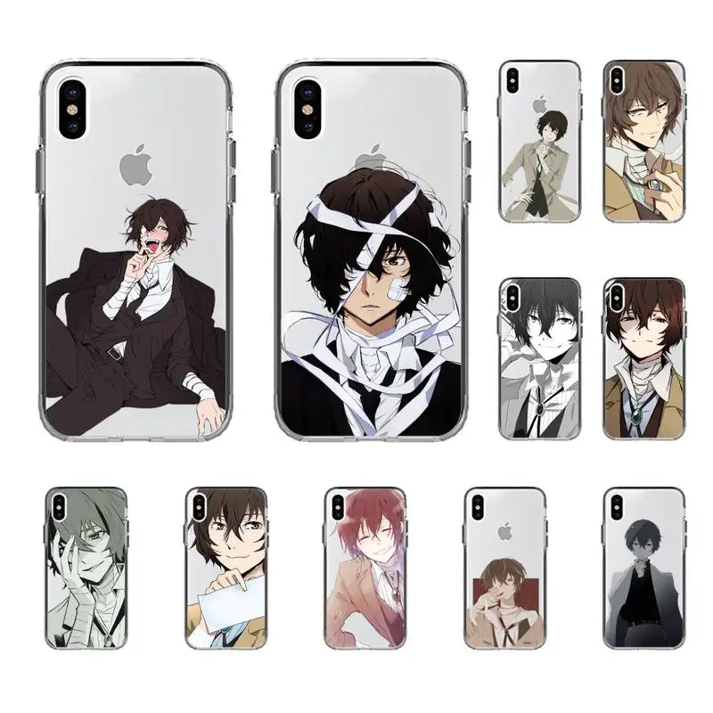 

Babaite Bungo Stray Dogs Osamu Dazai Phone Case for iPhone 8 7 6 6S Plus X 5S SE 2020 XR 11 12 pro XS MAX
