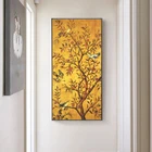 Традиционный Фортуна дерево и птицы живопись Плакаты и принты Quadros настенные картины для Гостиная домашний декор Куадрос