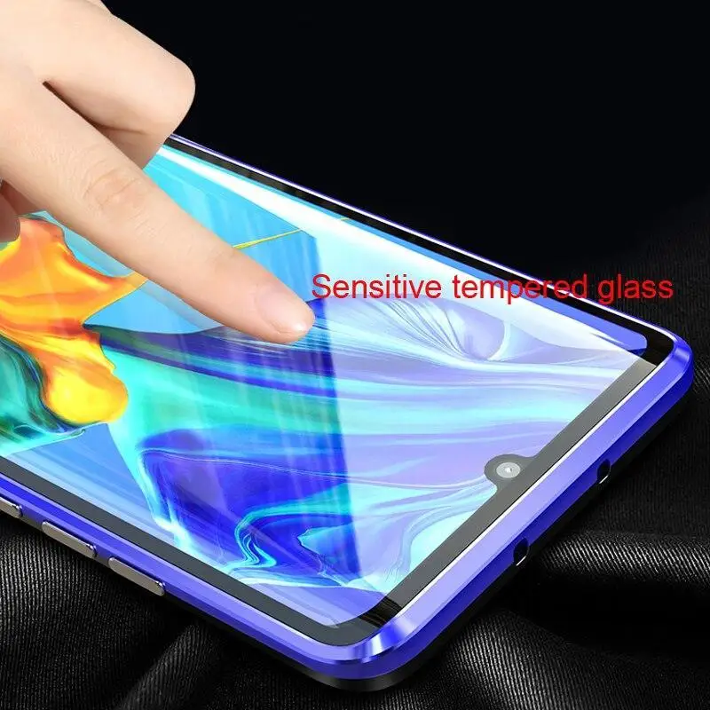 Двухстороннее магнитное стекло для Samsung Galaxy M31 2 в 1 адсорбционный металлический