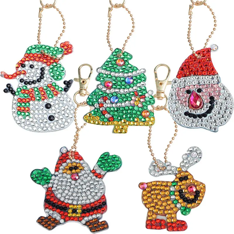 

Christmas Tree Pendant Decoration Santa Snowman Accessories DIY Ornaments