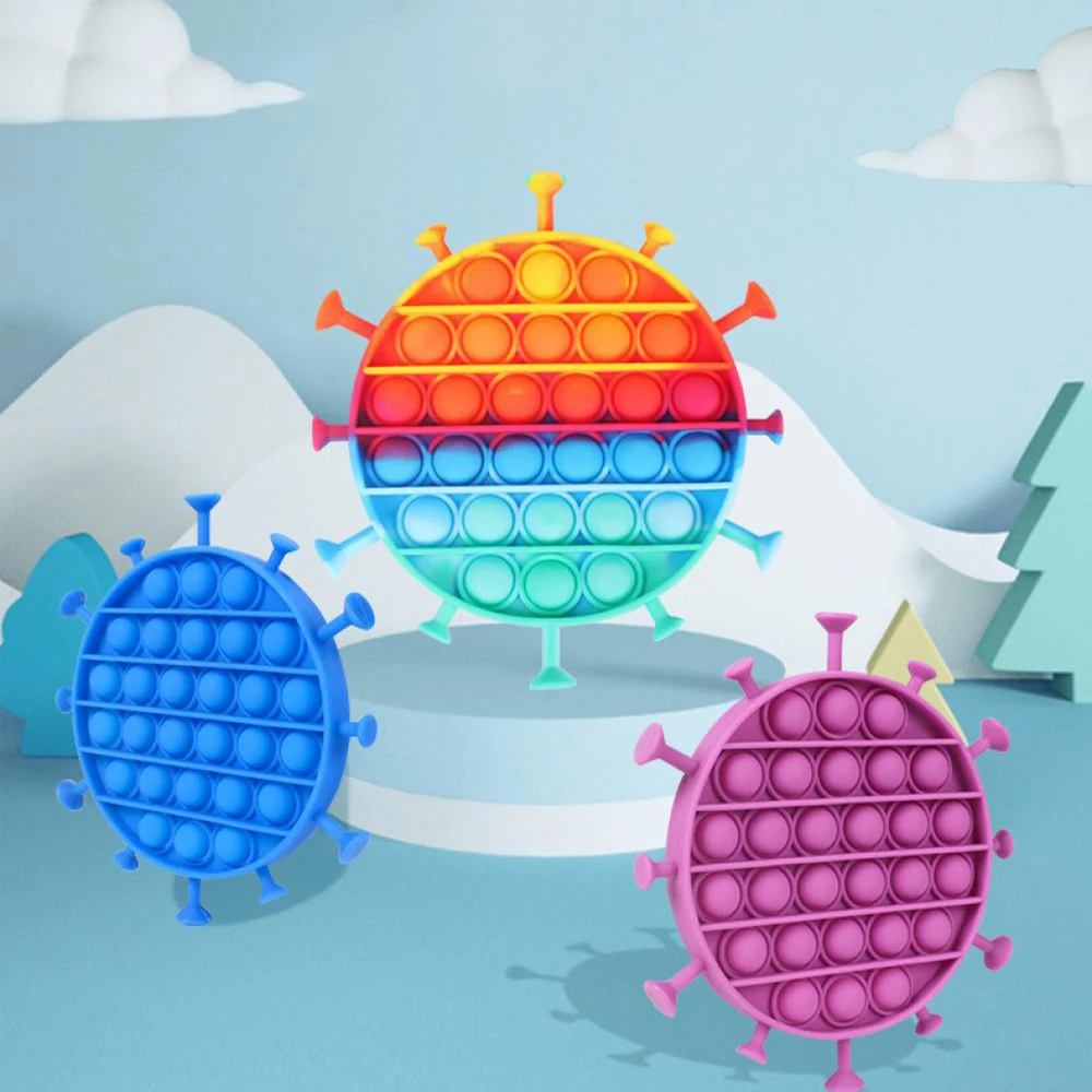 

Stress Push Bubble Fidget Reliver Toys new Shape Sensory Educational Toys Adults & Children Relieve Autism Toy Holiday Gift