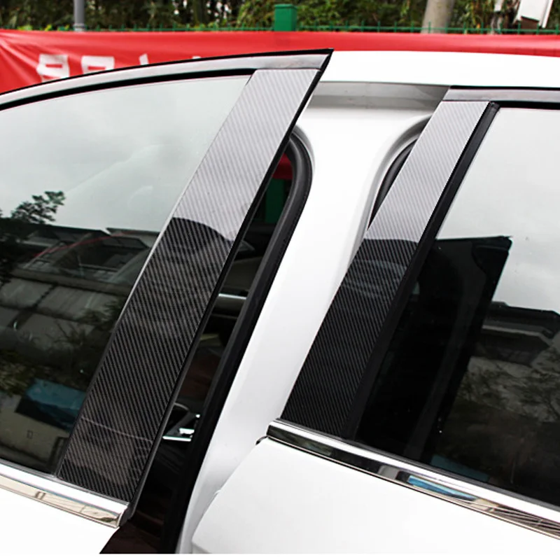 Наклейка на окно автомобиля центральный столб отделка Внешнее украшение пленка