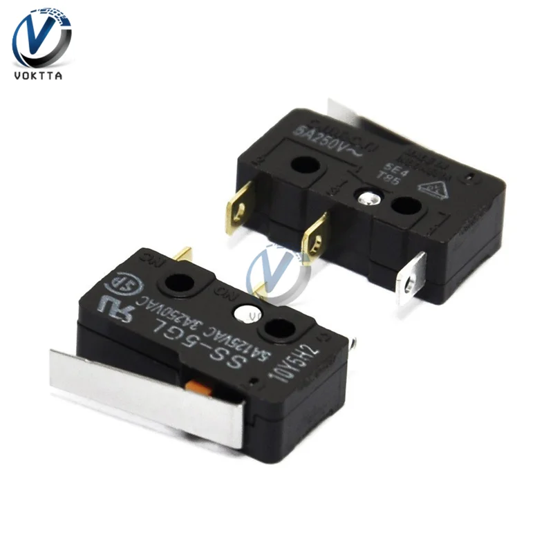 Микроконцевой выключатель для 3D-принтера 5 шт./лот SS-5GL SS-5GL2 3 контакта с шариками