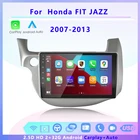 Автомагнитола 2 din, экран android, мультимедийный стерео плеер, беспроводной Carplay, Автомобильный GPS для Honda Fit JAZZ 2007 2008 2009-2010