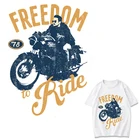 Термоклейкие мотоциклетные нашивки, наклейки на одежду, с надписью сделай сам