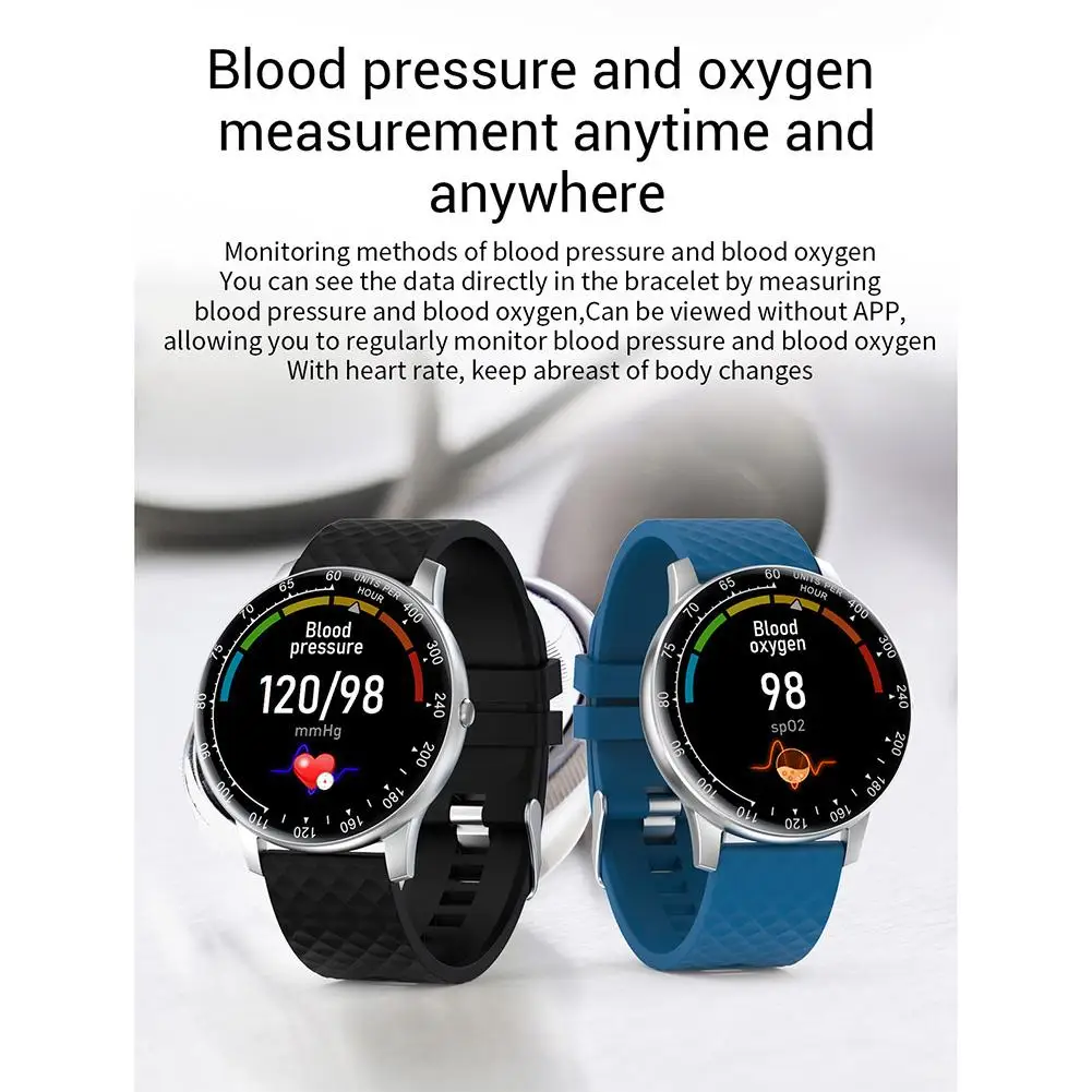 

H30 Waterproof Touch Screen Heart Rate Blood Oxygen Monitoring Smart Bracelet