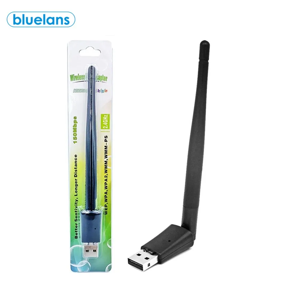 USB 2 0 MT7601 WiFi беспроводная сетевая карта 150 м 802 11 b/g/n LAN адаптер с поворотная антенна