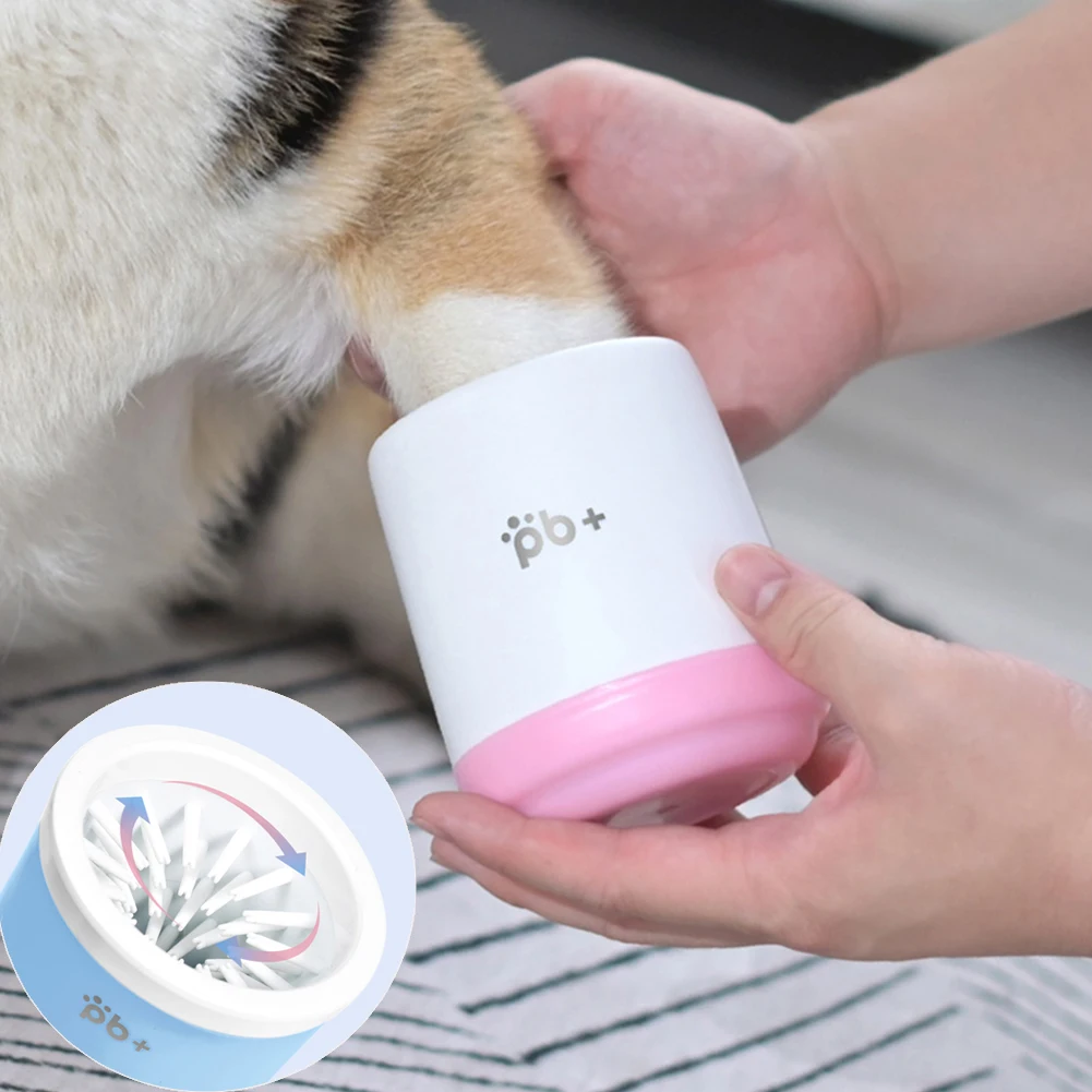 Pet Foot Wash Cup Dog Puppy Muddy Paw Clean Tools Pets Manual Rotary Cleaner Mug Quickly Cleaning Bucket For Dogs |