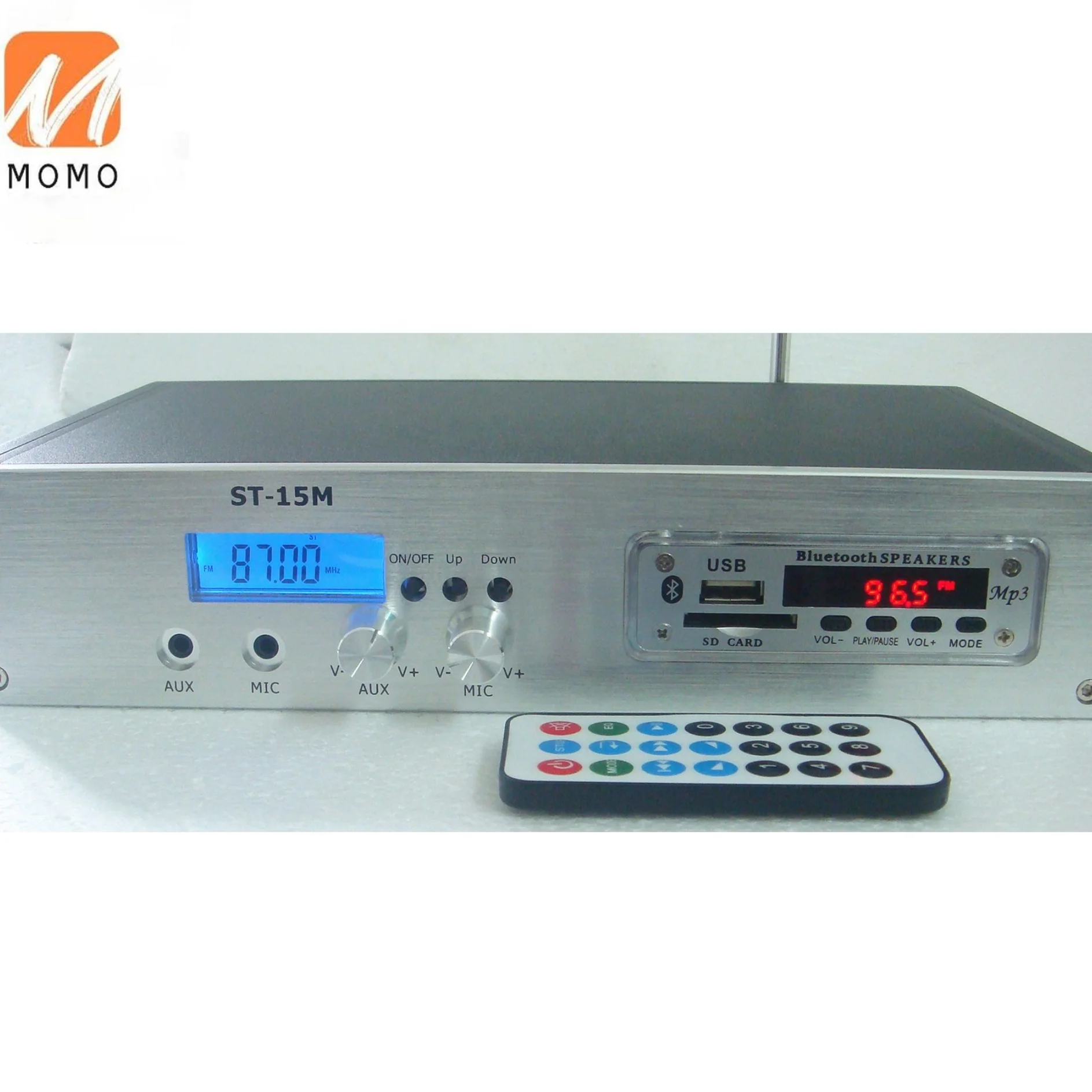 

ST-15M 1.5W/15W PLL stereo FM broadcast transmitter 87~108MHZ host mp3 Remote
