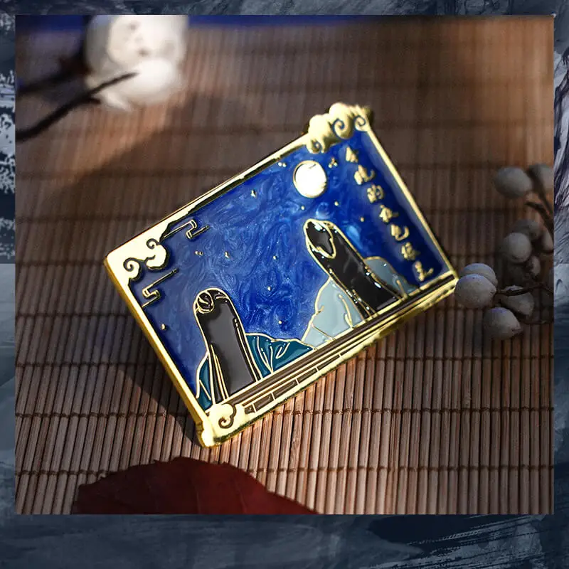 

Anime WORD OF HONOR Wen Kexing Zhou Zishu Scene Series Metal Badge Button Brooch Pins Collection Medal Toy Souvenir Cosplay