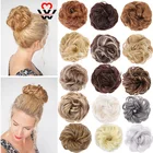 MANWEI синтетическая грязная резинка для волос, резинка для волос, прямые шиньон для создания прически, высокотемпературное волокно, Натуральные Искусственные волосы