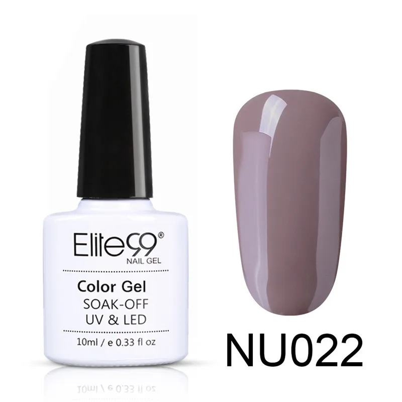 NU022 Elite99 Гель-лак для ногтей, 10 мл, гель телесного цвета, базовый гель, гибридный гвоздь, блестящий Гель-лак для лаки для ногтей - Цвет: NU022