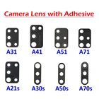 Стеклянный объектив задней камеры для Samsung Galaxy A21s A10s A20s A31 A41 A51 A71 A30S A70s A50S M31s A21 A12 A42 A02, инструменты для ремонта