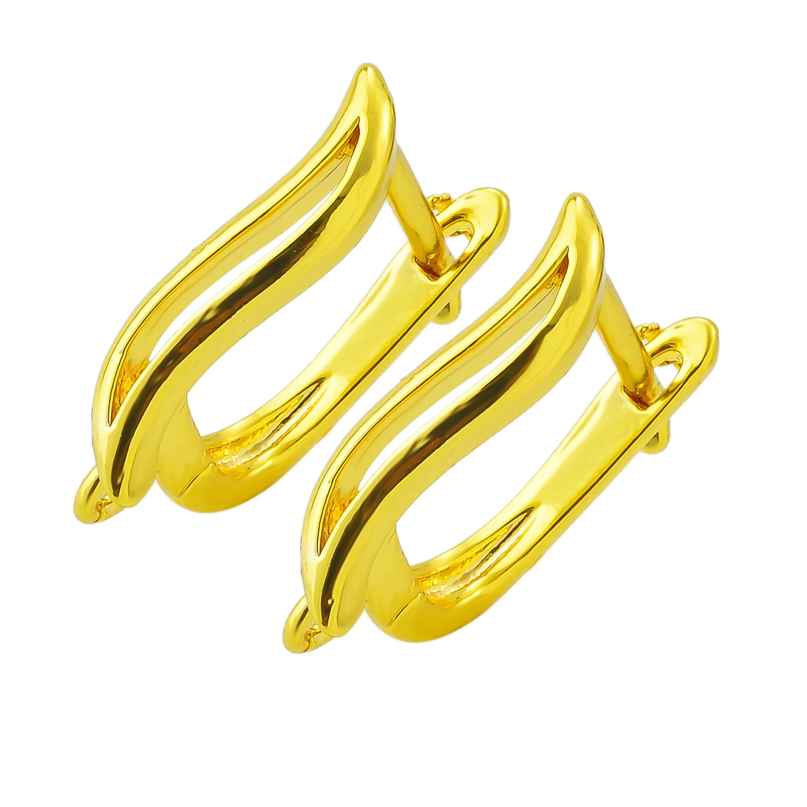 Kpop серьги ручной работы из латуни Крючки в форме листа кисточка для