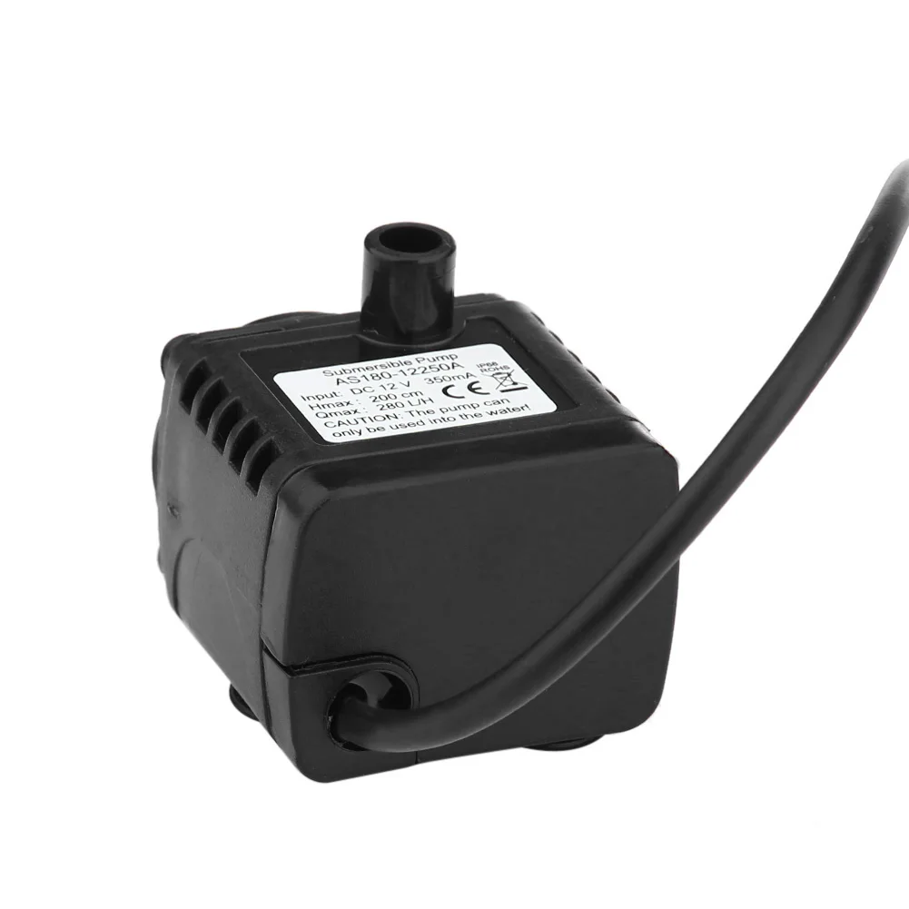 Motor Submersible pump 12V DC Mini Electric Water Circulation Pump Brushless For Hydroponics Medical Cooling 280L/H Car-Styling |