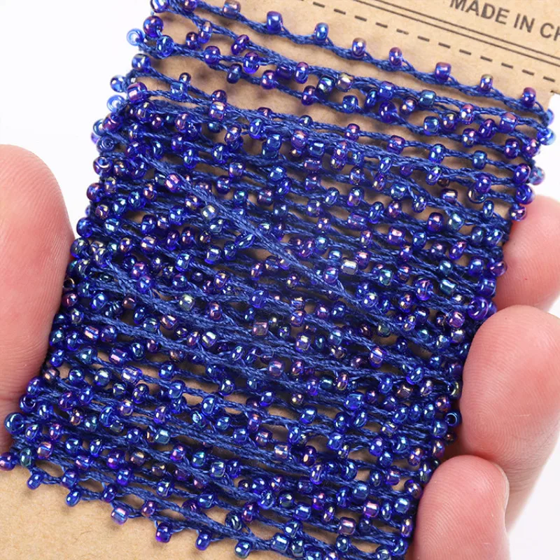 

Thread With Crystal Beads For Diy Handcrafts Wedding Party Romantic Curtain Decor Nylon Thread Bracelet Necklace Accessories