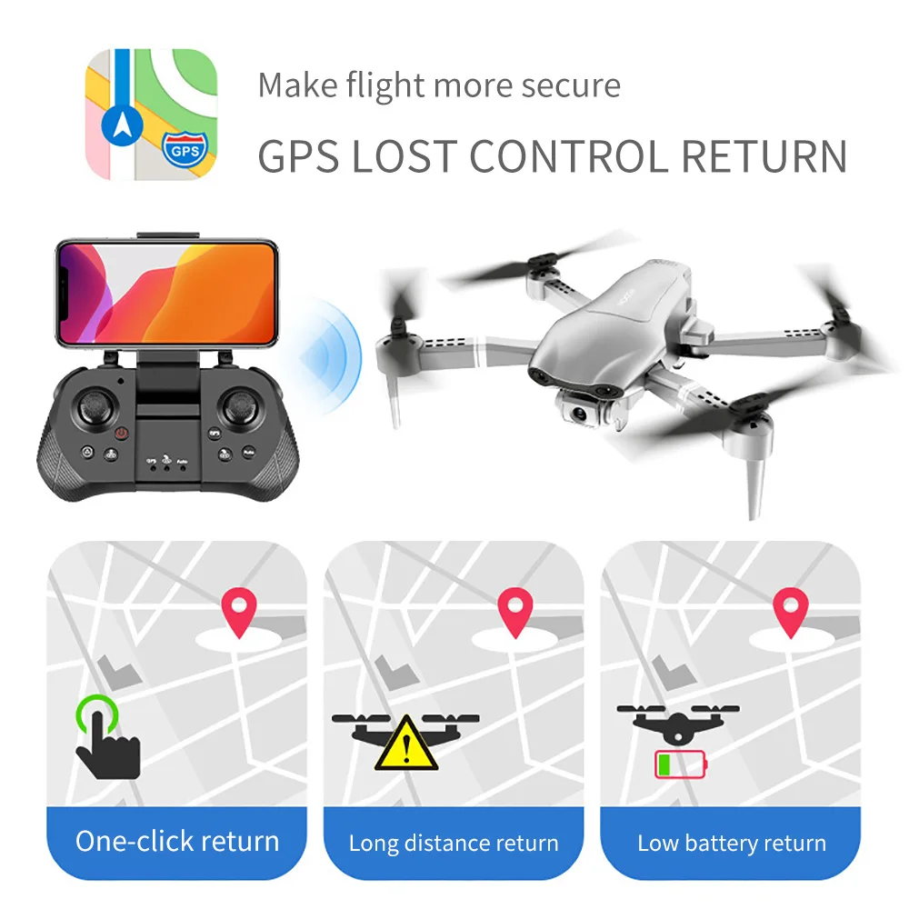 Квадрокоптер ZLLRC F3 с GPS Wi-Fi 25 минут полета 500 м | Игрушки и хобби