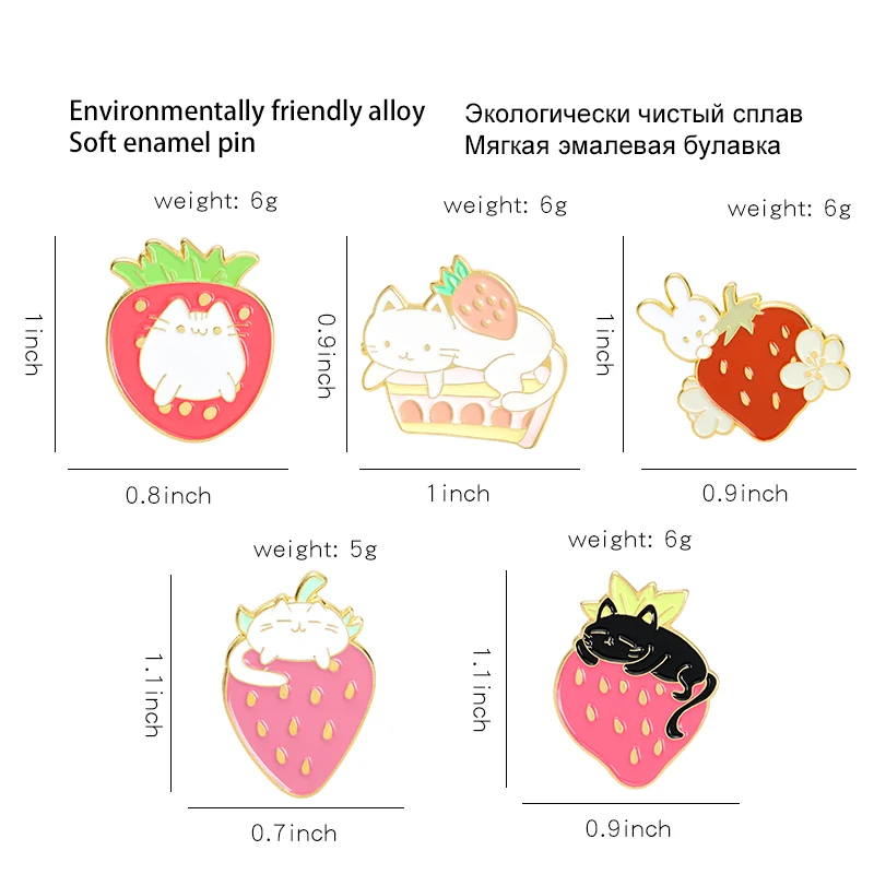2 ~ 5 шт./компл. коллекция милых кошек эмалированные заколки для лацканов кавайная