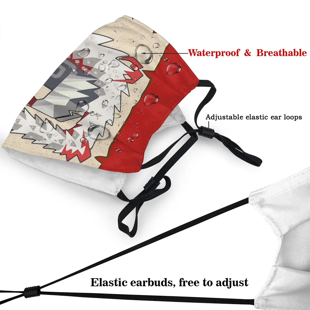 Маска для лица в стиле стижа зиногри квеста Монстер Хантер Фелин палико