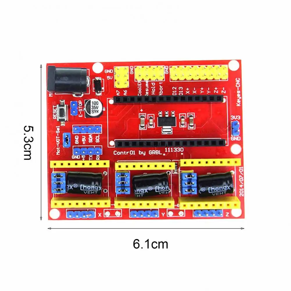 

CNC Expansion Shield High-quality Sophisticated Four Motors Driving Four Slots CNC Shield V4 Expansion Board for 2D Engraving