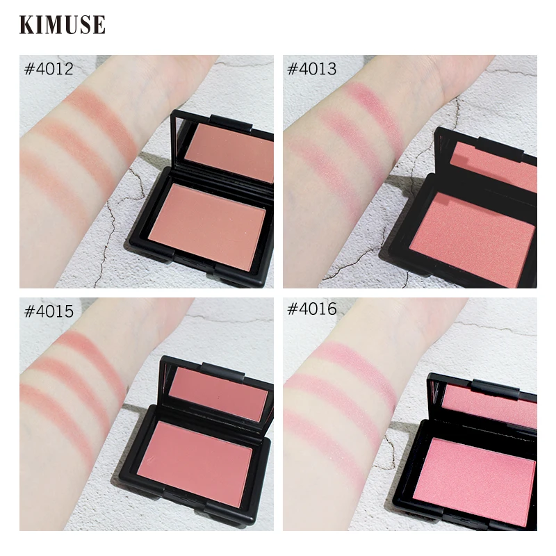 KIMUSE запеченные для щек минеральный пигмент румяна порошок Brozer comestics