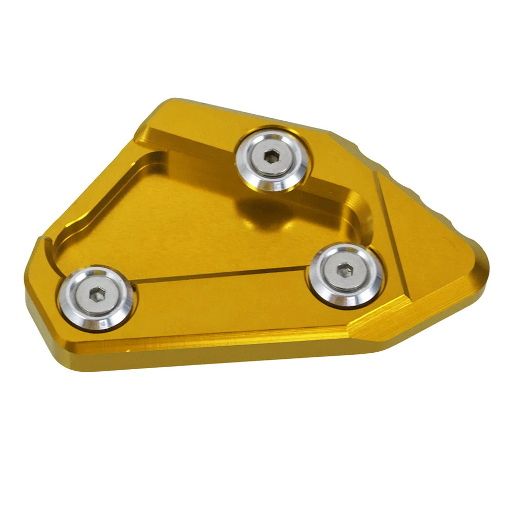 Gold Алюминиевая боковая подставка, площадка для увеличения, подставка для расширения, опорная пластина для мотоцикла для Suzuki GSXR1000 GSXR 1000 GSX-R1000 2009 - Цвет: Gold