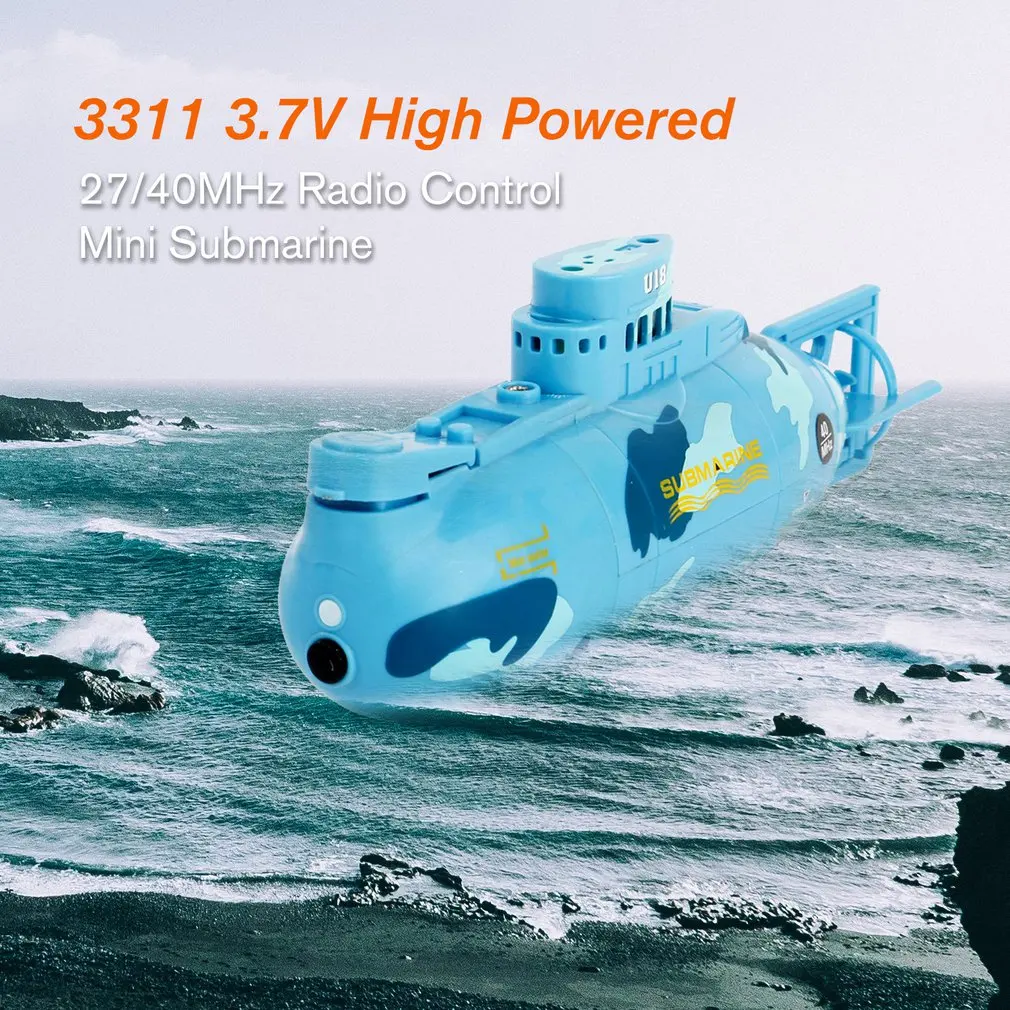 Мини подводная лодка RC скоростная лодка модель с высокой мощностью RC Подводная лодка для детей