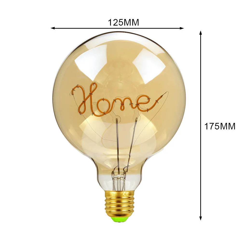 

LED Bulbs Tubes Soft Light Bar G125 Bulb Love Home LED Lights Soft Filament Decorative Lamp Antique Lamp Letter Lamp Lamps