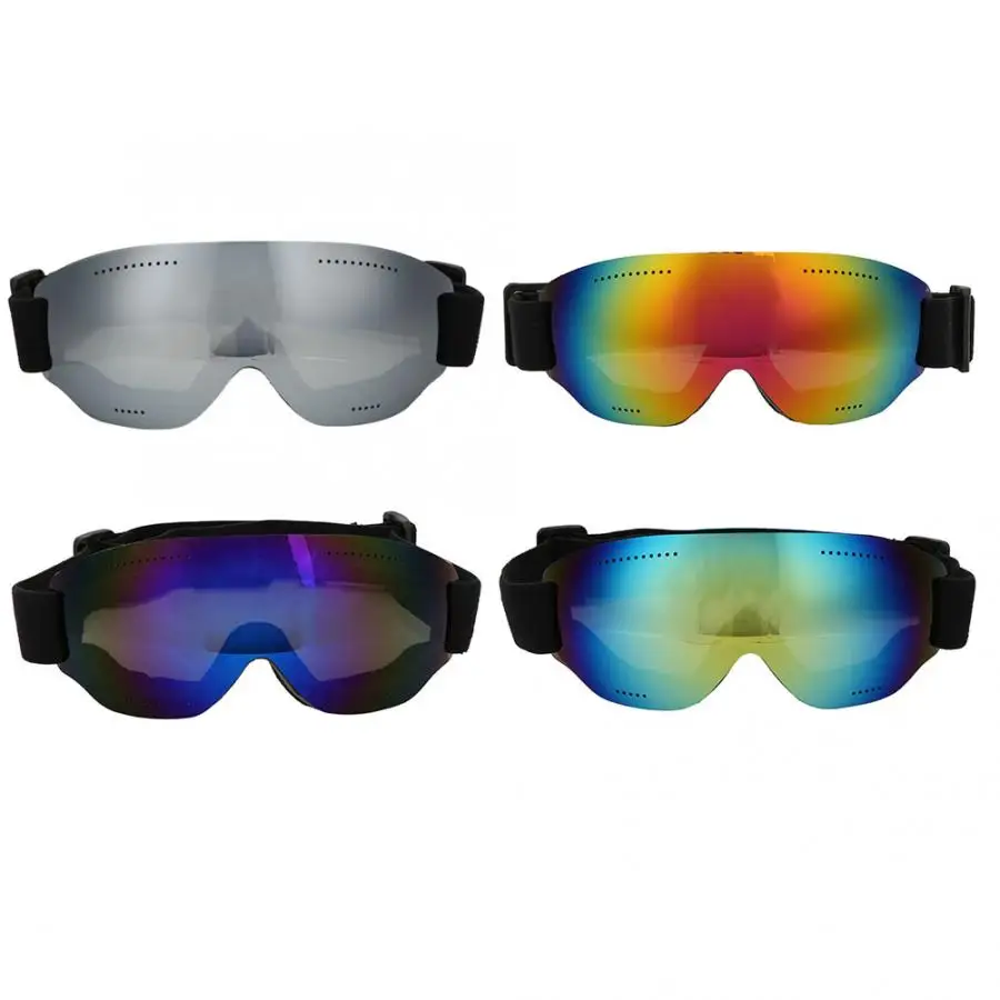 Регулируемые лыжные очки унисекс двухслойные для защиты от запотевания и ветра