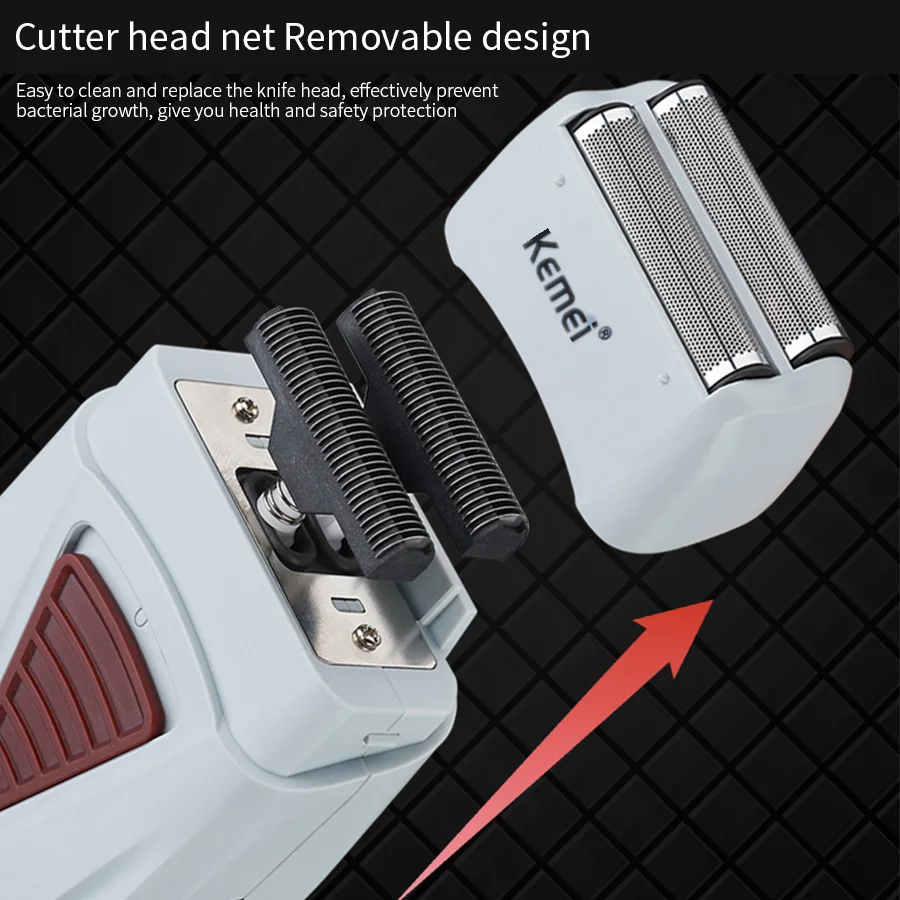 KM 3382 Мужская профессиональная машинка для стрижки волос Машинка удаления бритва