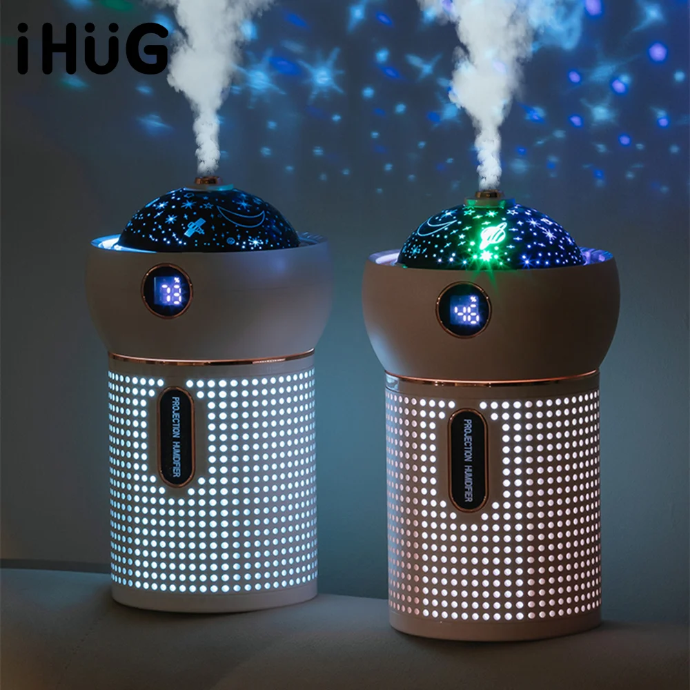 

Беспроводной увлажнитель воздуха на 630 мл, ароматический диффузор со встроенным аккумулятором 2000 мАч, перезаряжаемый увлажнитель, бытовой ...