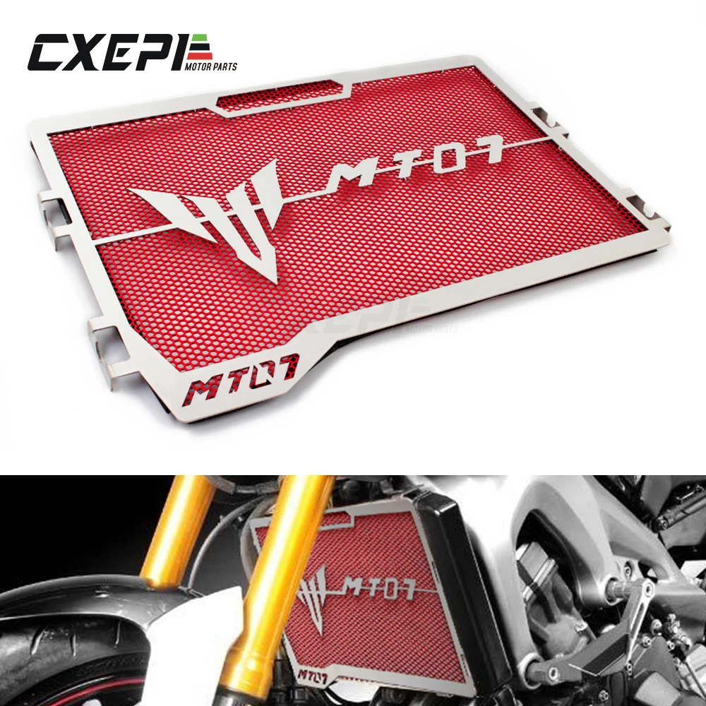 

For Yamaha MT07 MT-07 2014 2015 2016 2017 2018 2019 Motorcycle Radiator Protective Cover Grill Guard Grille Protector