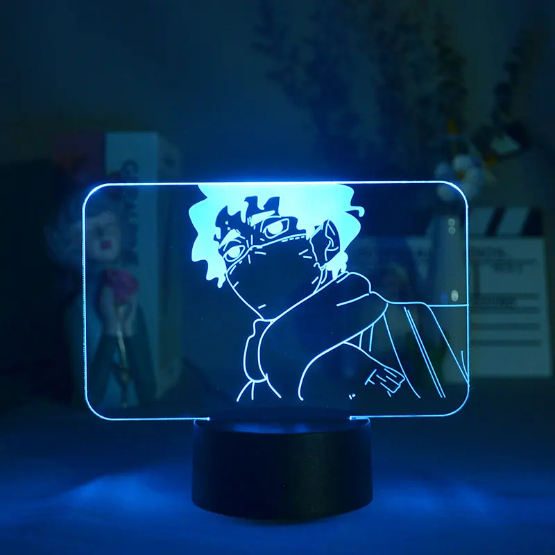 

Acrylic Kiyoomi Sakusa Figure Night Light Gift Led Touch Sensor Colorful Bedroom Nightlight Anime Haikyuu Light 3d Desk Lamp